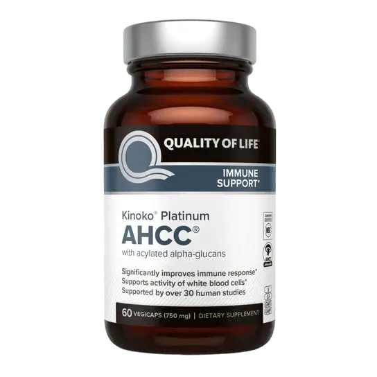 AHCC® Platinum - Kinoko® Platinum QUALITY OF LIFE