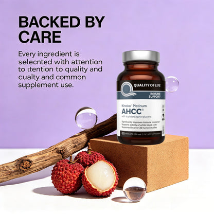 AHCC® Platinum - Kinoko® Platinum QUALITY OF LIFE