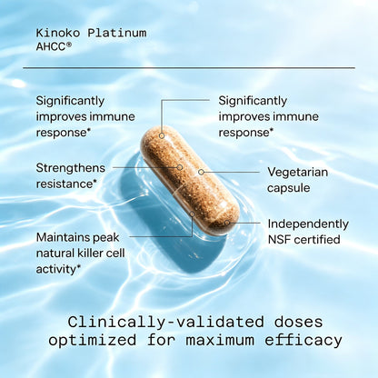 AHCC® Platinum - Kinoko® Platinum QUALITY OF LIFE