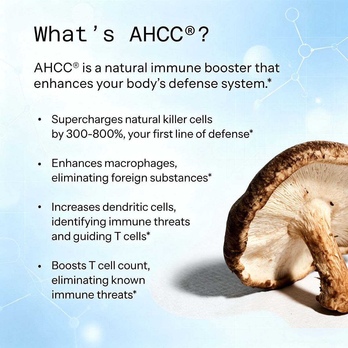 AHCC® Platinum - Kinoko® Platinum QUALITY OF LIFE