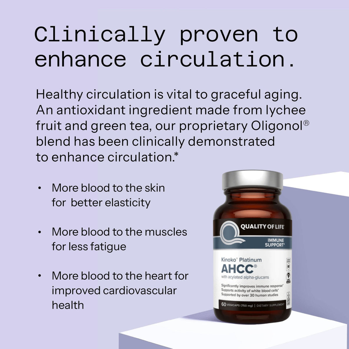 AHCC® Platinum - Kinoko® Platinum QUALITY OF LIFE