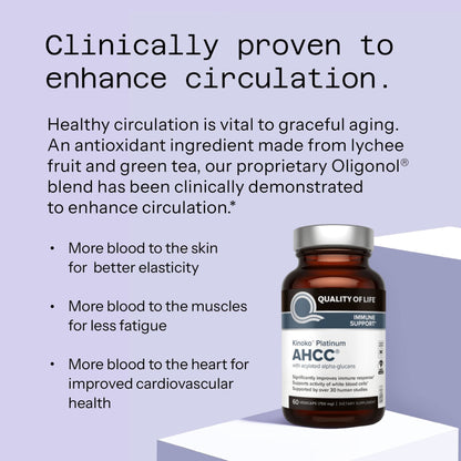 AHCC® Platinum - Kinoko® Platinum QUALITY OF LIFE